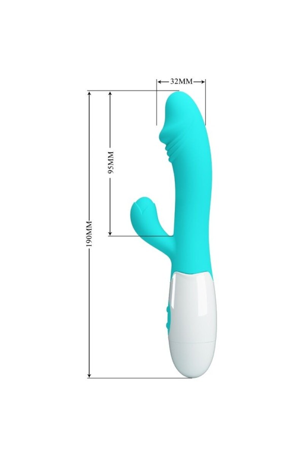 Snappy G-Spot Vibrator Aquagrün von Pretty Love Flirtation kaufen | Fesselliebe