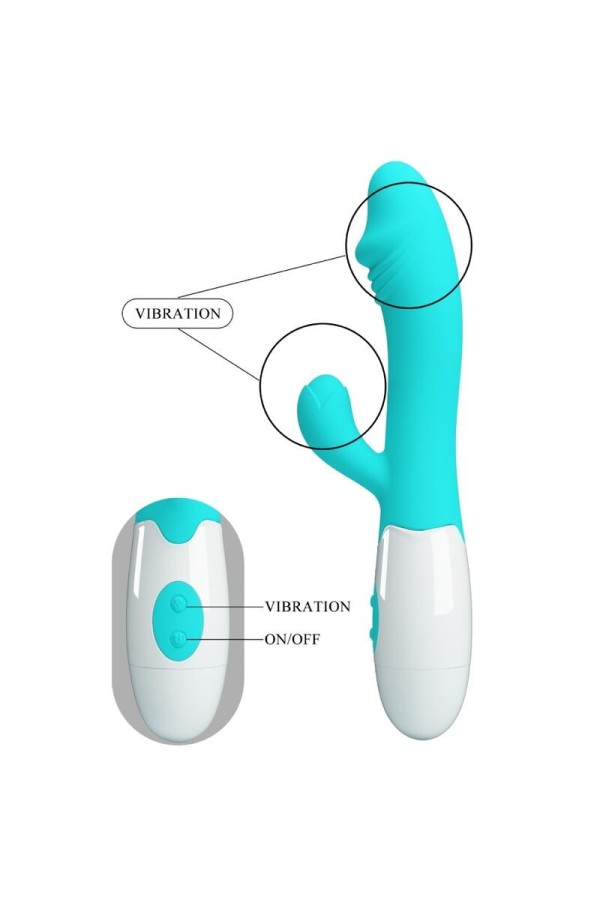 Snappy G-Spot Vibrator Aquagrün von Pretty Love Flirtation kaufen | Fesselliebe