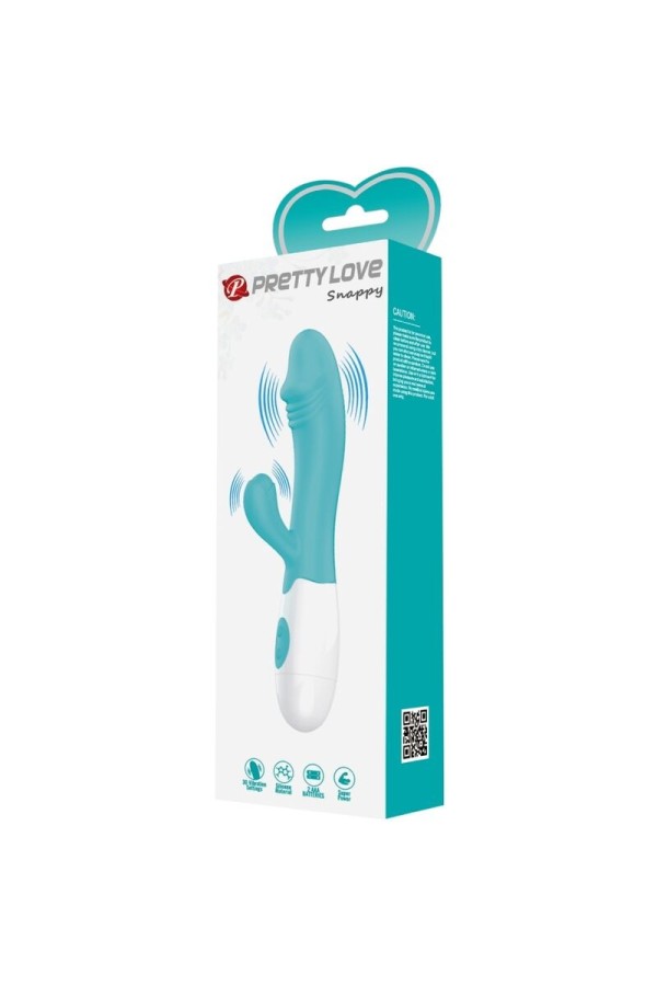 Snappy G-Spot Vibrator Aquagrün von Pretty Love Flirtation kaufen | Fesselliebe