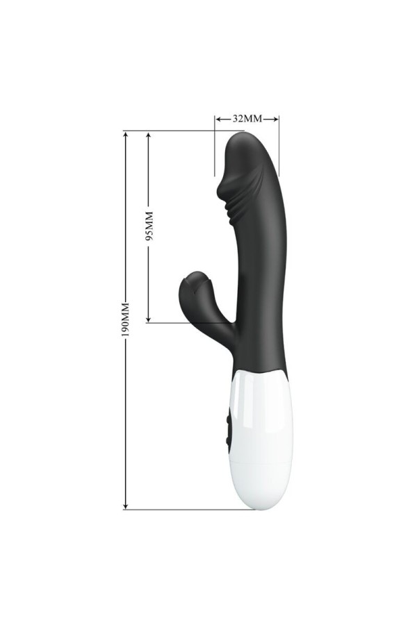 Snappy G-Spot Vibrator Schwarz von Pretty Love Flirtation kaufen | Fesselliebe