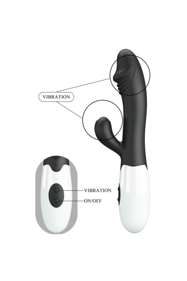 Snappy G-Spot Vibrator Schwarz von Pretty Love Flirtation kaufen | Fesselliebe