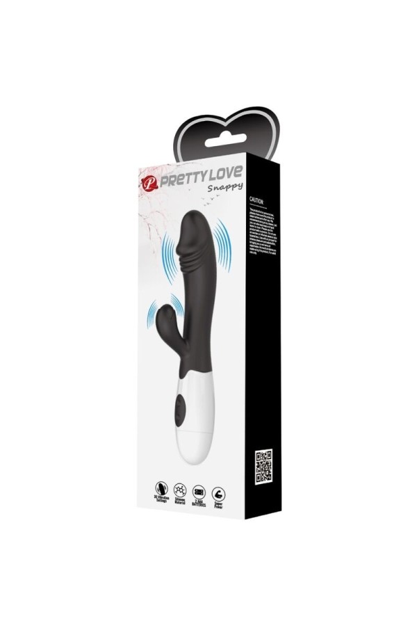 Snappy G-Spot Vibrator Schwarz von Pretty Love Flirtation kaufen | Fesselliebe