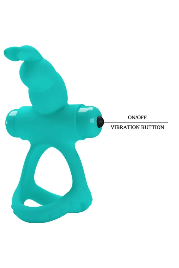 Figgy Green Rabbit Vibratorring von Pretty Love Male kaufen - Fesselliebe