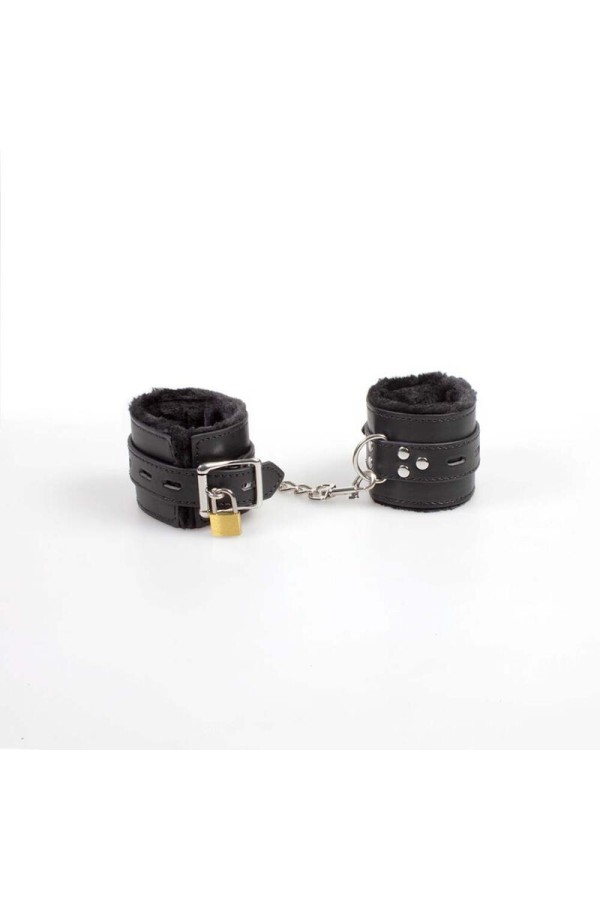 Schwarze Bondage-Handschellen Bdsm-Kollektion von Secretplay 100% Fetish kaufen | Fesselliebe