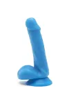 Happy Dicks Dildo 12 cm mit Hoden blau von Get Real kaufen - Fesselliebe