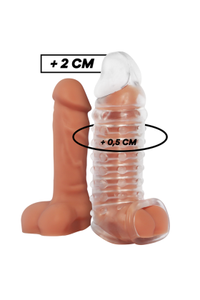 Penisverlängerung und Hülle V11 Transparent von Virilxl kaufen | Fesselliebe