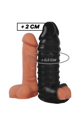 Penisverlängerung und Hülle V11 Schwarz von Virilxl kaufen | Fesselliebe