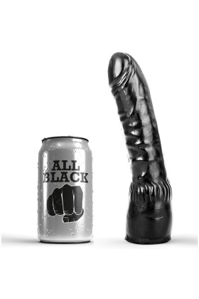 Dildo Schwarz Realistisch 20 cm von All Black kaufen | Fesselliebe