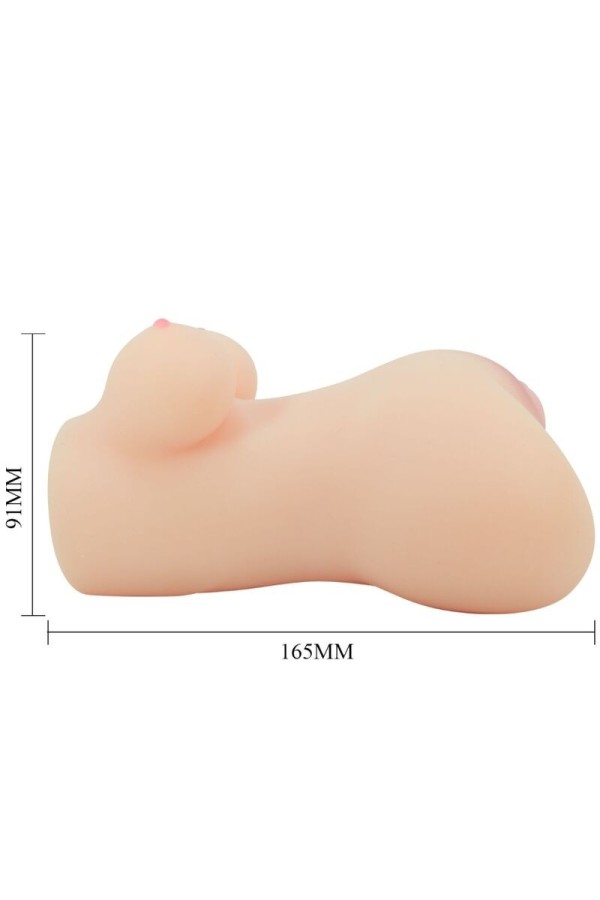 Realistischer Vagina- und Anus-Vibrator Hannah von Crazy Bull kaufen | Fesselliebe