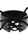 Handgefertigtes Halsband Vegan Kunstleder von Coquette Accessories kaufen - Fesselliebe