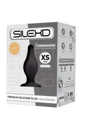 Modell 2 Analplug Premium Silexpan Silikon Premium Thermoreaktive Grösse Xs von Silexd