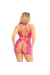 Offenes Spitzentop und -ROCK in Fuchsia von Leg Avenue Sets