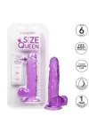 Calex Size Queen Dildo - Lila 15,3 cm von California Exotics kaufen - Fesselliebe