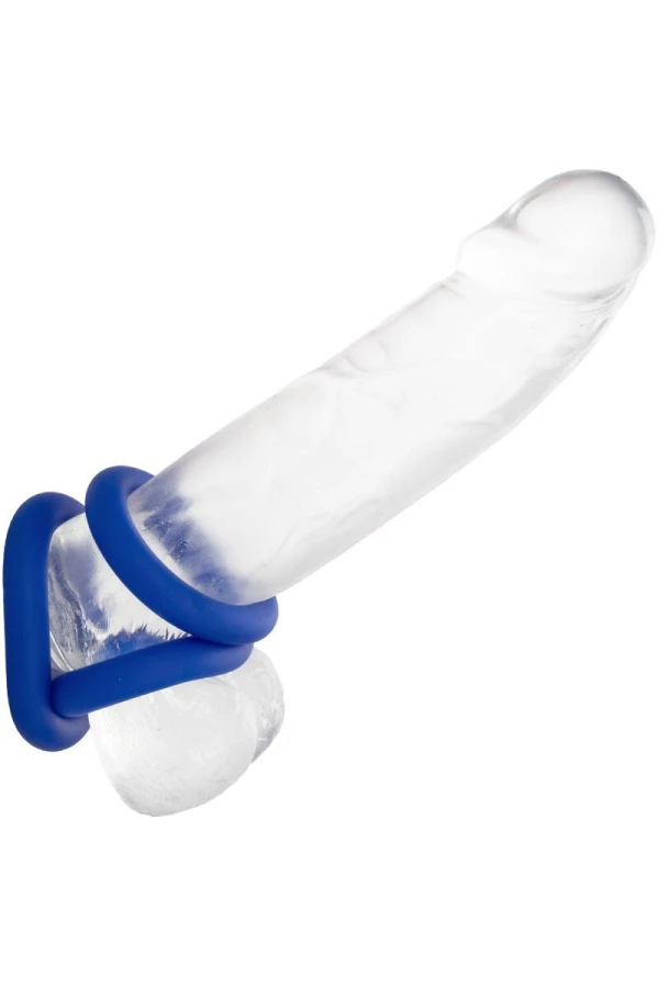 Cock Ring Set Blau von Calexotics