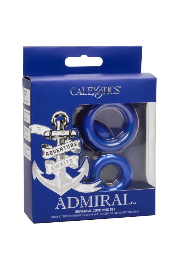 Cock Ring Set Blau von Calexotics