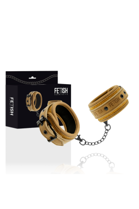 Vegane Lederhandschellen mit Neoprenfutter von Fetish Submissive Origin kaufen | Fesselliebe