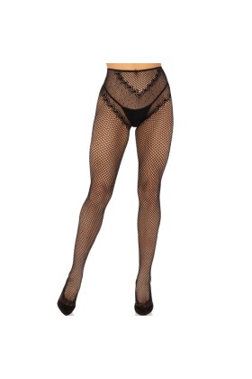 Netzstrümpfe ohne Schritt Schwarz von Leg Avenue Hosiery kaufen | Fesselliebe