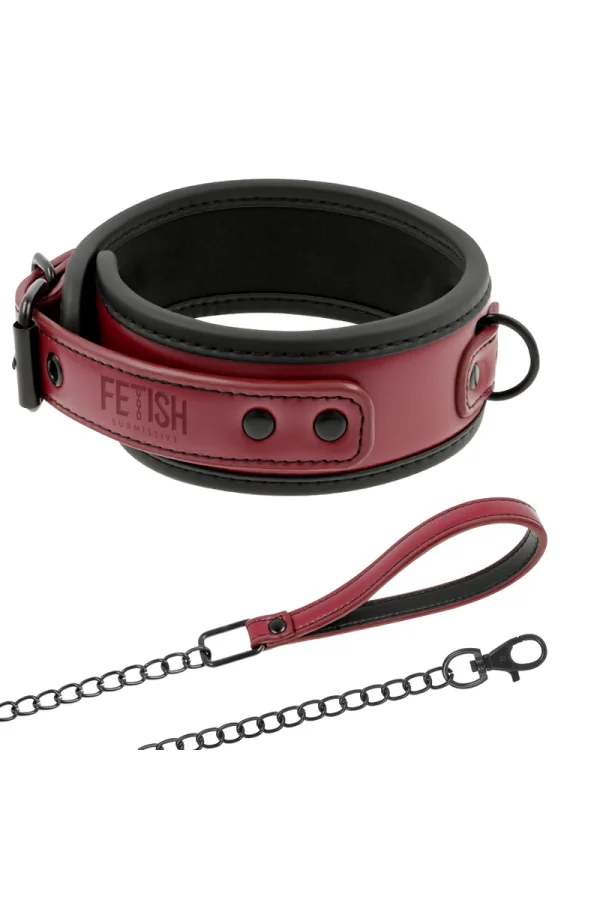 Dark Room Halsband mit Leine von Fetish Submissive Dark Room kaufen - Fesselliebe