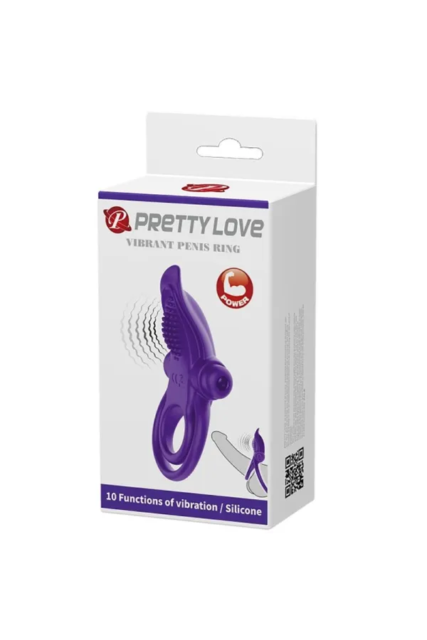 Lila Vibrierender Penisring von Pretty Love Male kaufen - Fesselliebe