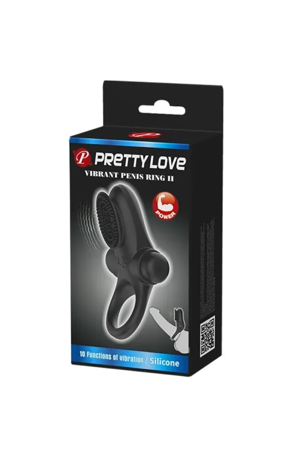 PRETTY LOVE - VIBRATORRING II FÜR DEN SCHWARZEN PENIS kaufen - Fesselliebe