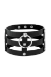 Handgefertigtes Halsband Vegan Kunstleder - Fetish von Coquette Accessories kaufen - Fesselliebe