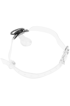Transparenter Schnuller Knebel von Ohmama Fetish kaufen | Fesselliebe
