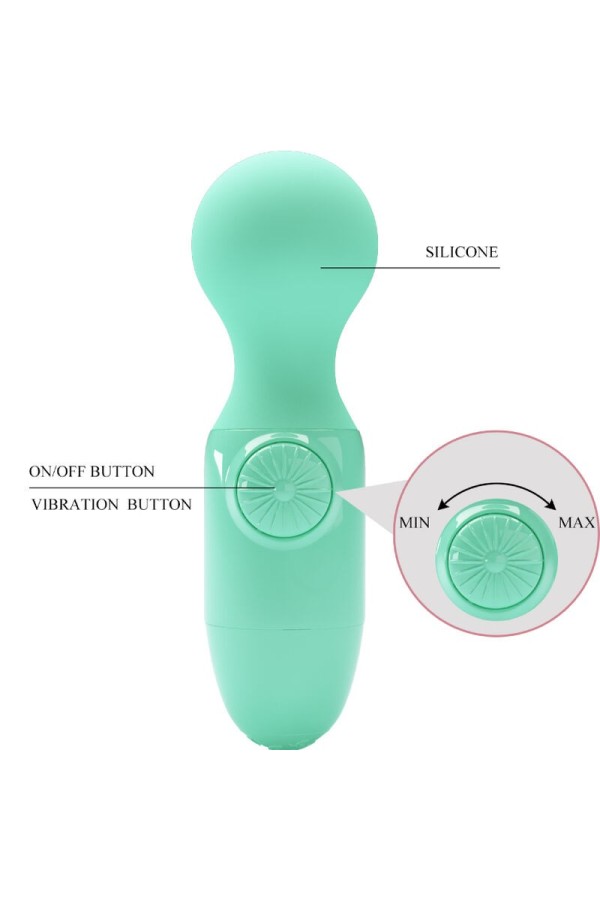 Grünes Mini-Persönliches Massager von Pretty Love kaufen | Fesselliebe