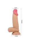 PRETTY LOVE - SLIDING SKIN SERIES REALISTISCHER DILDO MIT SLIDING SKIN SAUGNAPF 19,4 CM kaufen - Fesselliebe