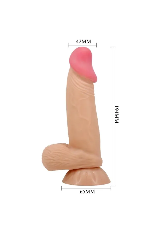 PRETTY LOVE - SLIDING SKIN SERIES REALISTISCHER DILDO MIT SLIDING SKIN SAUGNAPF 19,4 CM kaufen - Fesselliebe