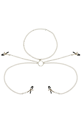 Nippelklemmen mit Kette von Ohmama Fetish kaufen | Fesselliebe