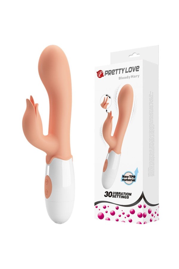 Bloody Mary Vibrator mit Stimulator von Pretty Love kaufen | Fesselliebe