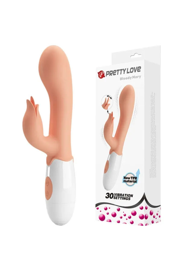 Bloody Mary Vibrator mit Stimulator von Pretty Love Flirtation kaufen - Fesselliebe