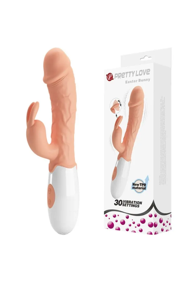 Osterhasen-Vibrator mit Stimulator von Pretty Love Flirtation kaufen - Fesselliebe