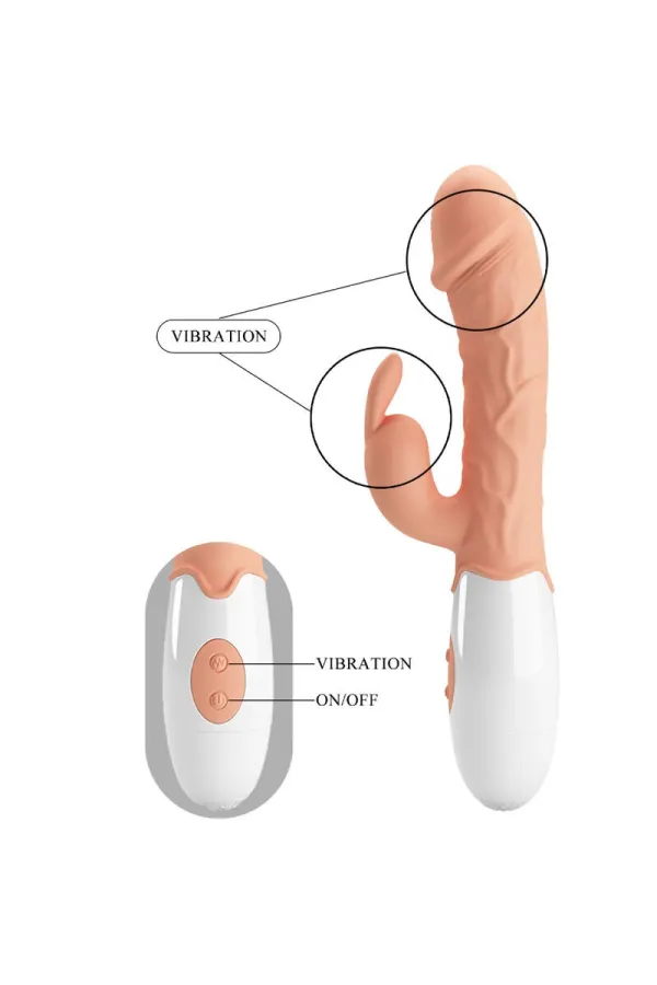 Osterhasen-Vibrator mit Stimulator von Pretty Love Flirtation kaufen - Fesselliebe