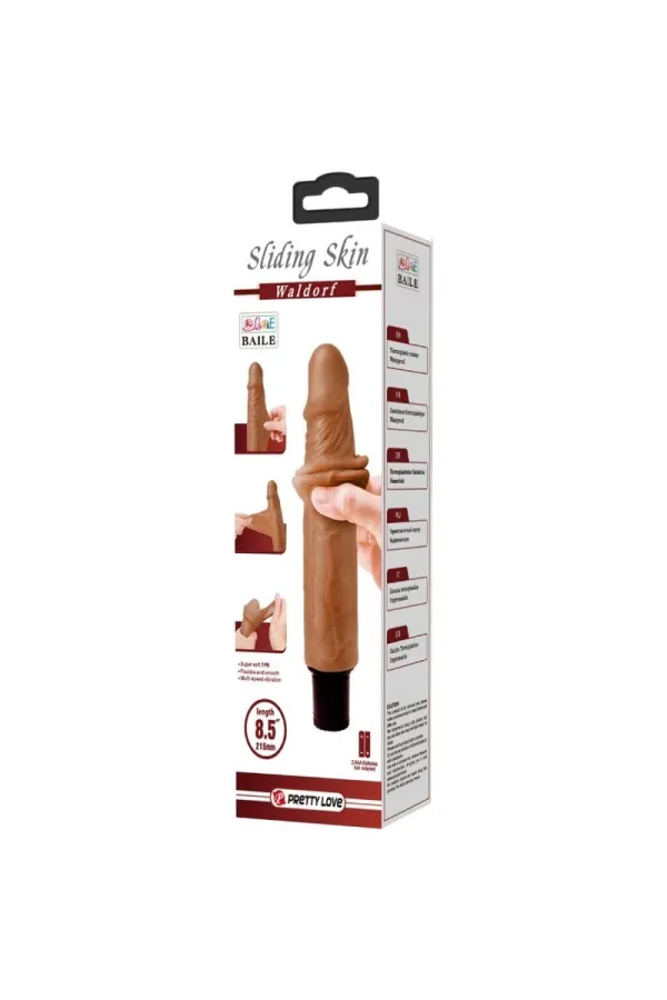 Waldorf Realistischer Vibrator 18 cm -O- 4 cm von Pretty Love High Grade