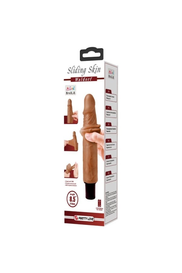 Waldorf realistischer Vibrator 18 cm -O- 4 cm von Pretty Love High Grade kaufen | Fesselliebe
