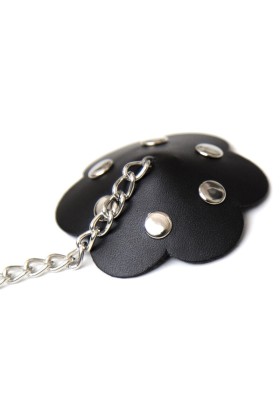 Blütenblatt-Nippelschild mit Kette von Ohmama Fetish kaufen | Fesselliebe