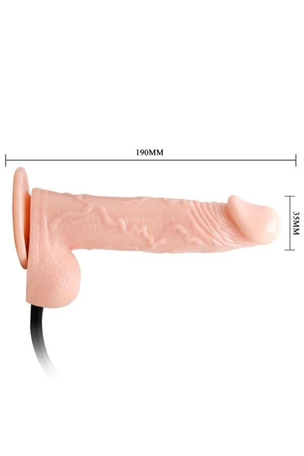 Aufblasbarer Realistischer Dildo mit Saugnapf von Baile Stimulation kaufen - Fesselliebe