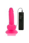 Flexibelr Vibrierender Dildo 17 Cm - Rosa von Diversia kaufen - Fesselliebe