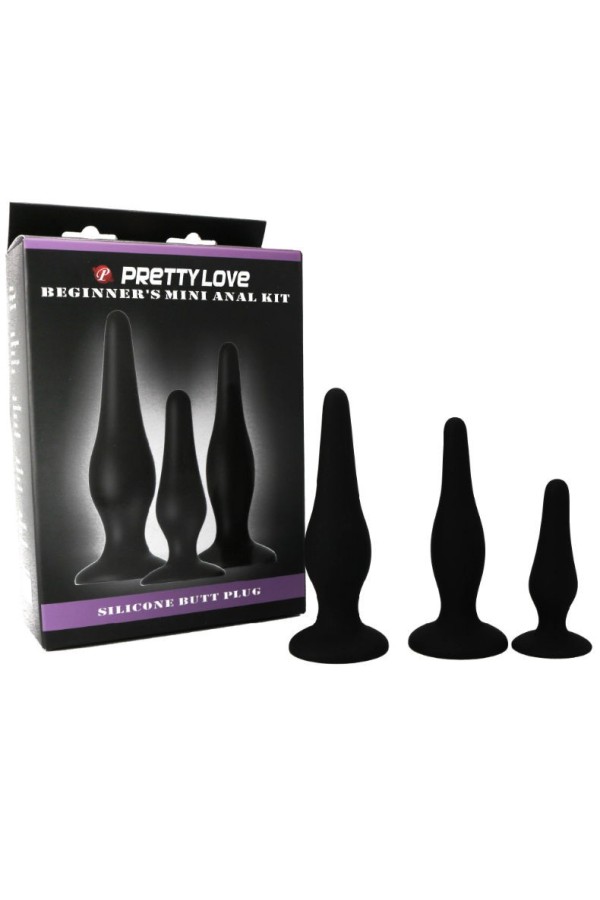 Analplugs Silikon Initiations Kit von Pretty Love kaufen | Fesselliebe