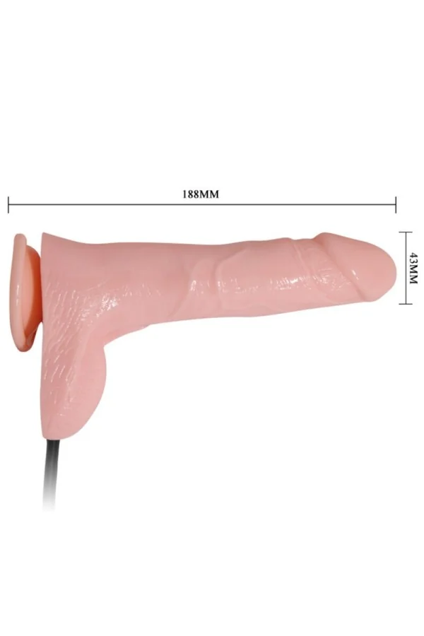 Realistischer Aufblasbarer Dildo mit Saugnapf 19,3 Cm von Baile Dildos kaufen - Fesselliebe