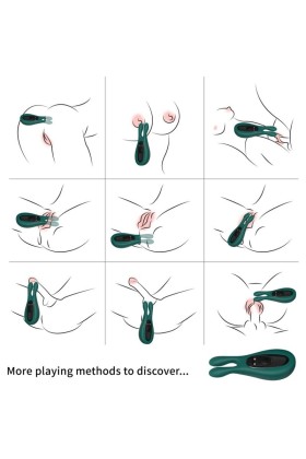 Stimulator & Vibrator Kaninchen Grün von Armony Stimulators kaufen | Fesselliebe