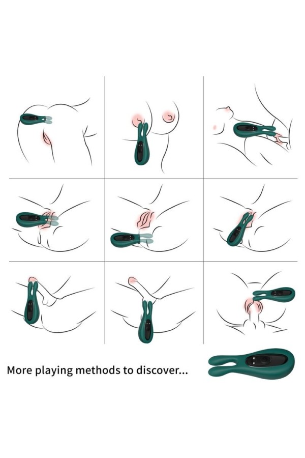 Stimulator & Vibrator Kaninchen Grün von Armony Stimulators kaufen | Fesselliebe