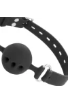 Ball Mundknebel Silikon Schwarz von Darkness Bondage kaufen - Fesselliebe