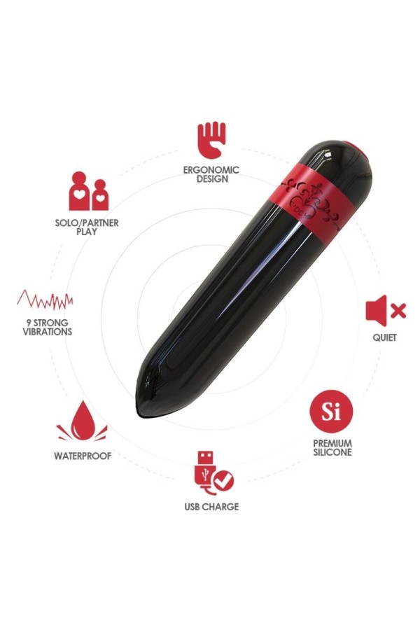 Rocket Vibrator Bullet mit Fernbedienung Schwarz von Armony Stimulators kaufen | Fesselliebe