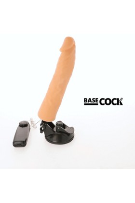 Realistischer Vibrator mit Fernbedienung Natürlicher 21 cm -O- 4 cm von Basecock kaufen | Fesselliebe