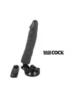 Realistischer Vibrator Fernsteuerbar Schwarz 21cm von Basecock kaufen - Fesselliebe