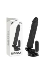 Realistischer Vibrator Fernsteuerbar Schwarz 21cm von Basecock kaufen - Fesselliebe