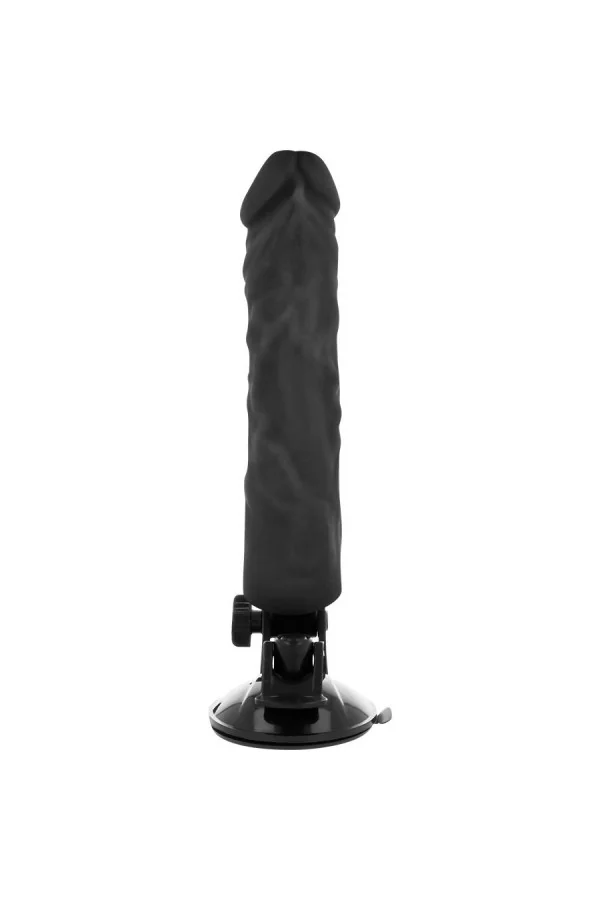 Realistischer Vibrator Fernsteuerbar Schwarz 21cm von Basecock kaufen - Fesselliebe