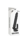 Realistischer Vibrator Fernsteuerbar Schwarz 21cm von Basecock kaufen - Fesselliebe